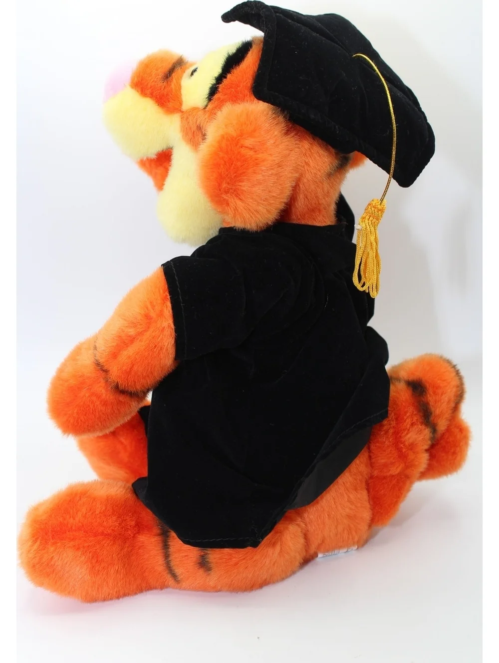 VTG Disney Winnie the Pooh Tigger Graduation Cap & Gown Plush Animal Stuffed 13